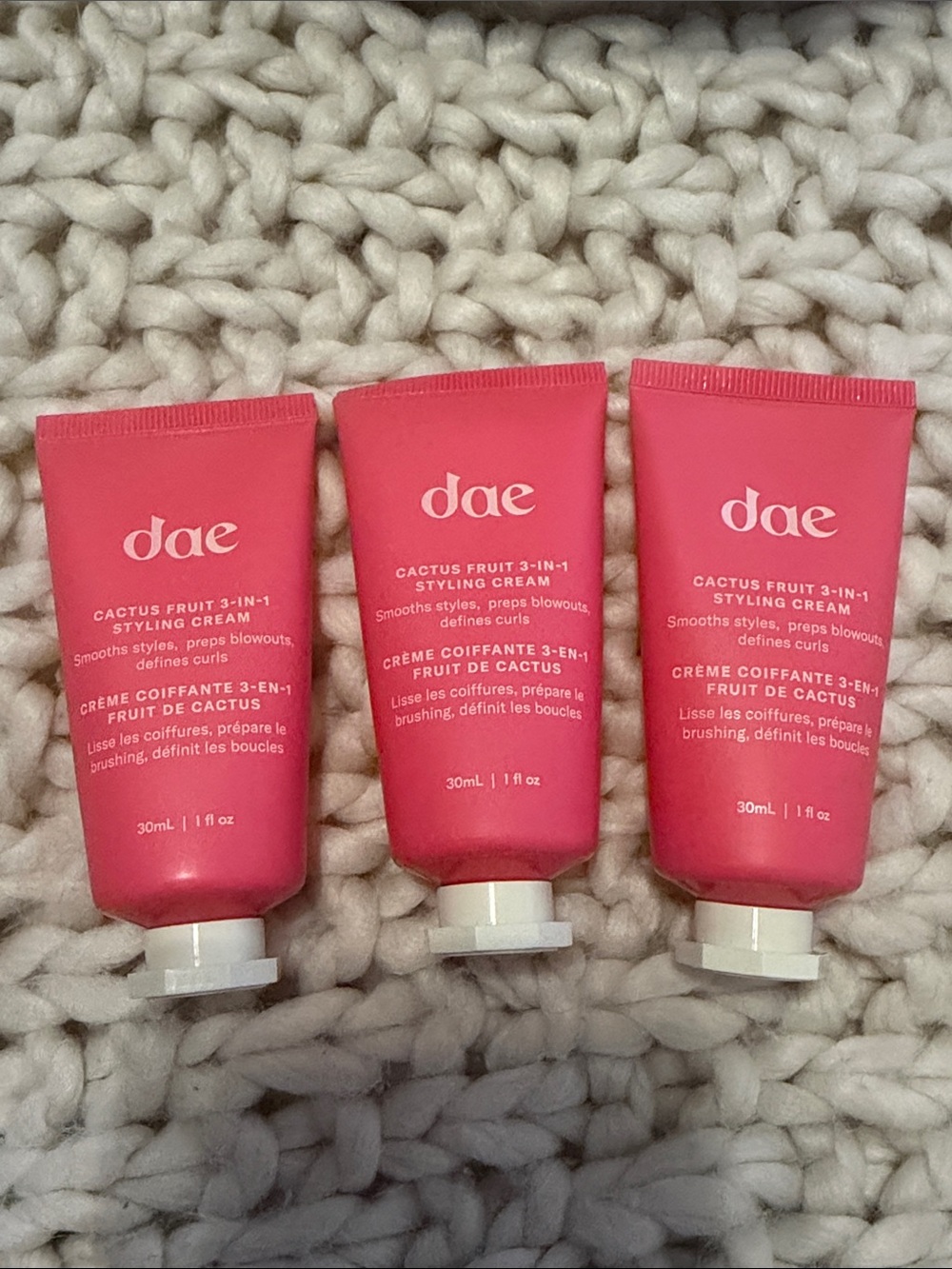 DAE Cactus Fruit 3-in-1 Styling Cream - hair smooth blowouts curls bundle 3
